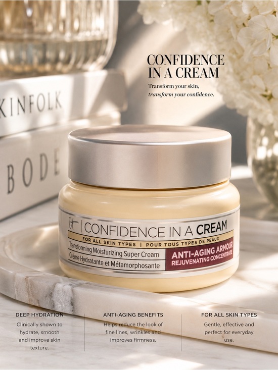 it cosmetics Other - IT Cosmetics Confidence in a Cream Anti-Aging Facial Moisturizer.